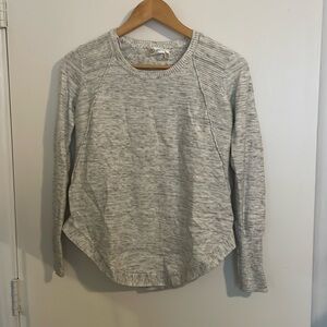 Gray textured sweater. Washed but never worn! Size Small.